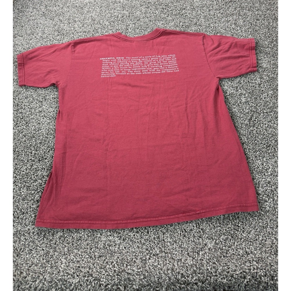 Vintage Y2K Grateful Dead Band T Shirt Men's Size Large Red